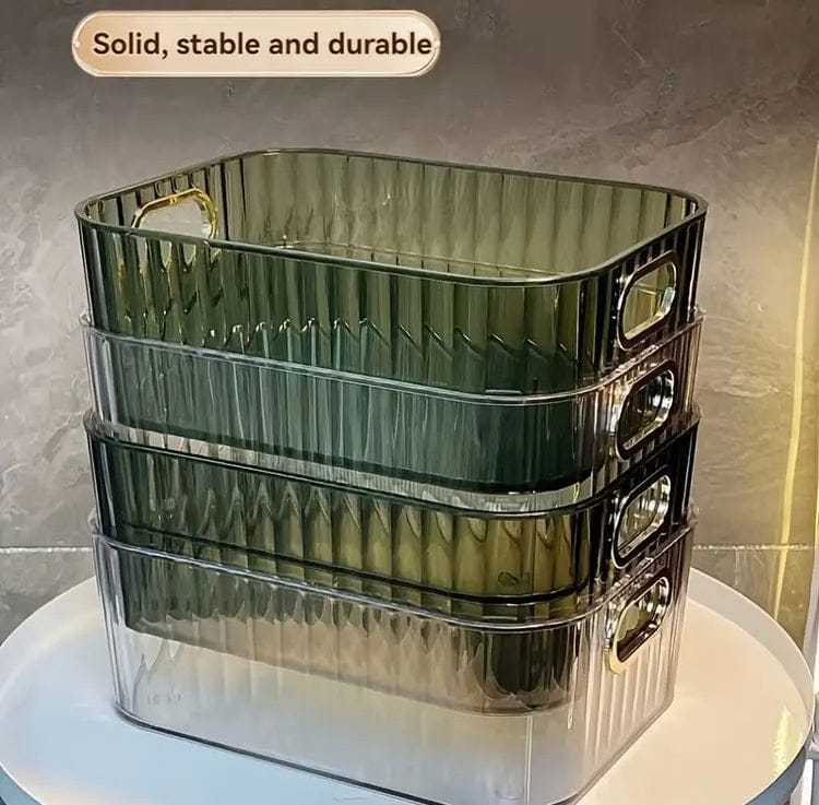 Royal Multi-Purpose Organizer – Crystal Clear Acrylic Desktop Basket